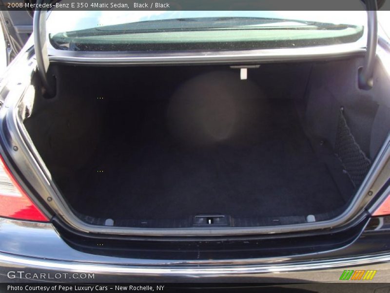 Black / Black 2008 Mercedes-Benz E 350 4Matic Sedan