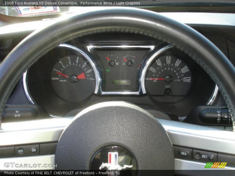 Performance White / Light Graphite 2008 Ford Mustang V6 Deluxe Convertible