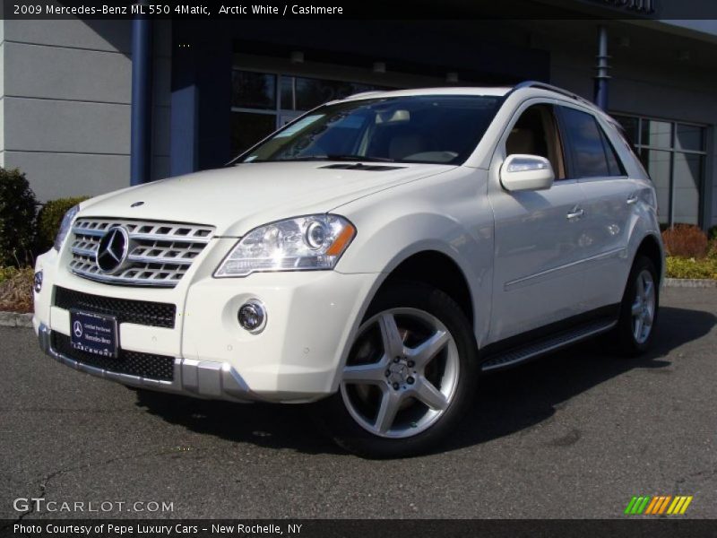 Arctic White / Cashmere 2009 Mercedes-Benz ML 550 4Matic