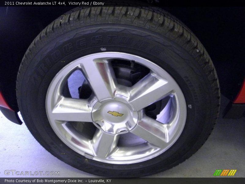 Victory Red / Ebony 2011 Chevrolet Avalanche LT 4x4