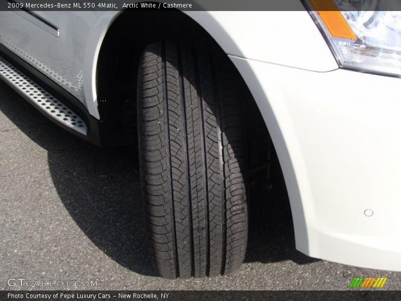Arctic White / Cashmere 2009 Mercedes-Benz ML 550 4Matic