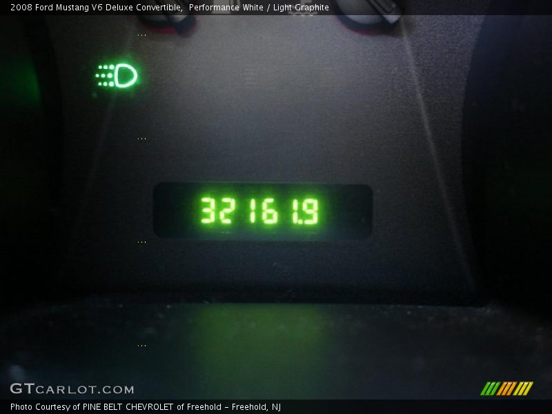 Performance White / Light Graphite 2008 Ford Mustang V6 Deluxe Convertible