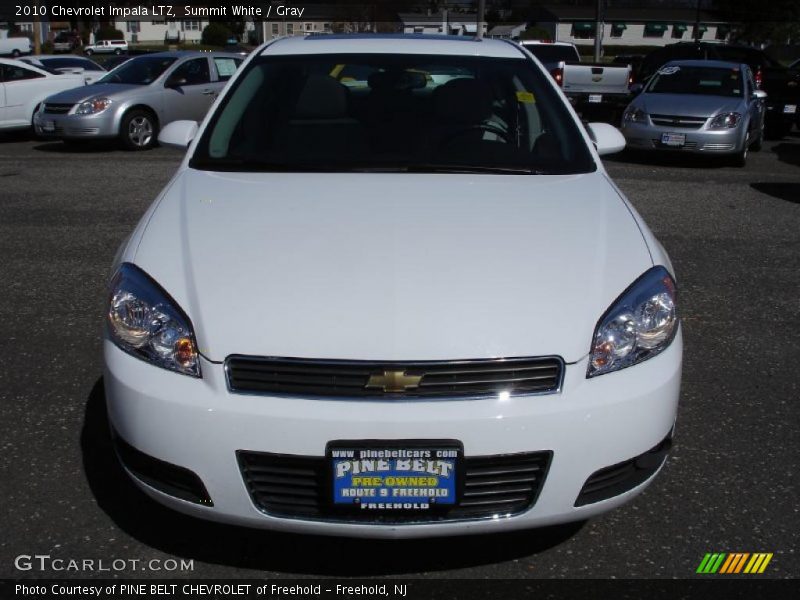 Summit White / Gray 2010 Chevrolet Impala LTZ