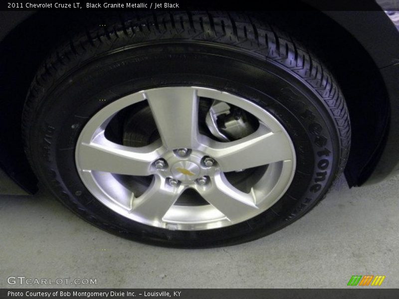 Black Granite Metallic / Jet Black 2011 Chevrolet Cruze LT