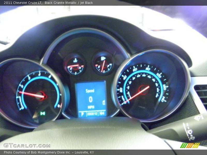 Black Granite Metallic / Jet Black 2011 Chevrolet Cruze LT