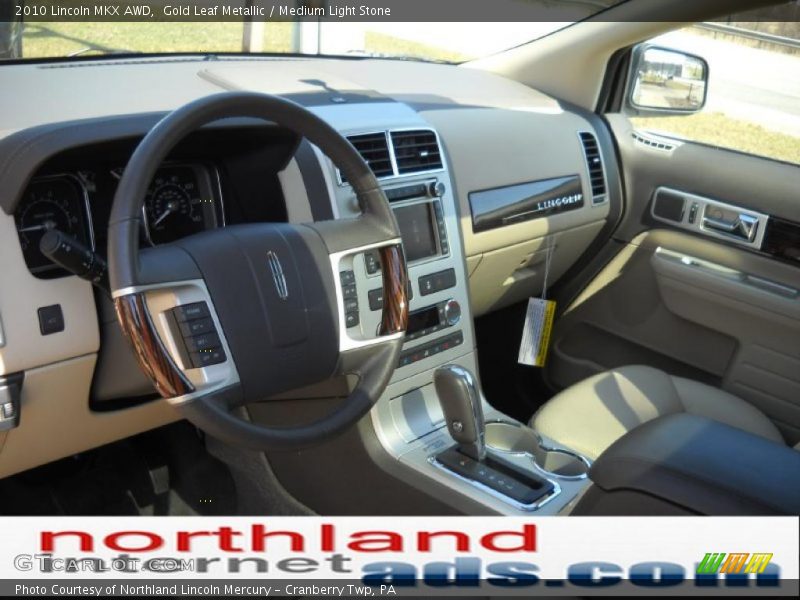 Gold Leaf Metallic / Medium Light Stone 2010 Lincoln MKX AWD