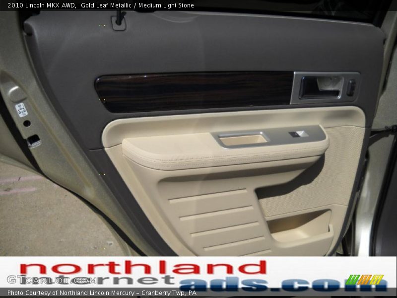Gold Leaf Metallic / Medium Light Stone 2010 Lincoln MKX AWD