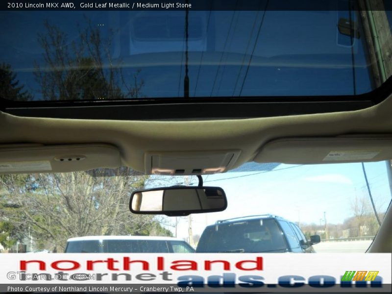 Gold Leaf Metallic / Medium Light Stone 2010 Lincoln MKX AWD