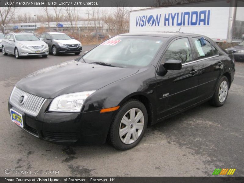 Black Ebony / Dark Charcoal 2007 Mercury Milan I4