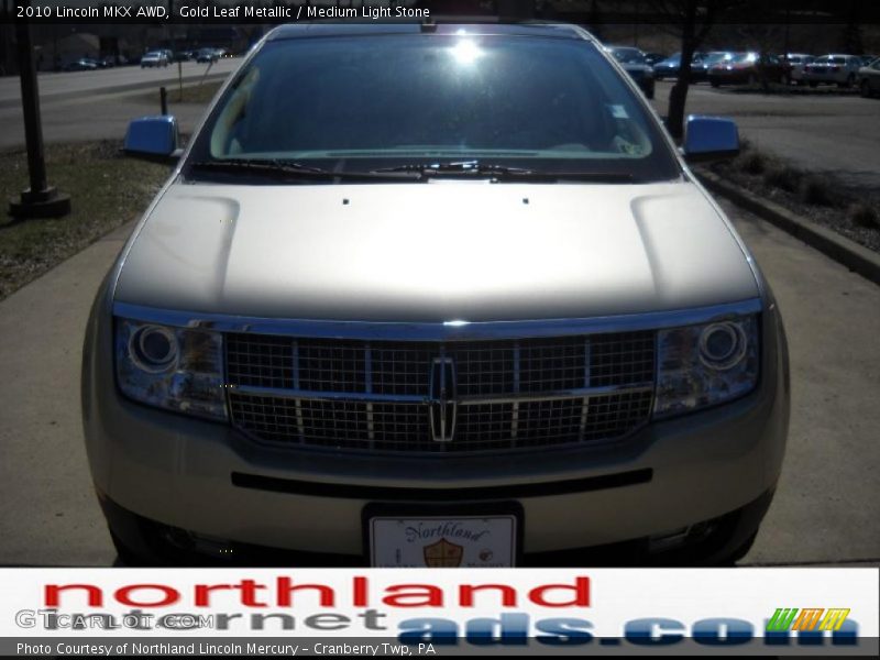 Gold Leaf Metallic / Medium Light Stone 2010 Lincoln MKX AWD