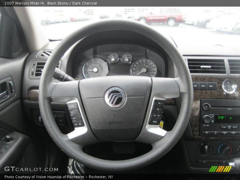 Black Ebony / Dark Charcoal 2007 Mercury Milan I4