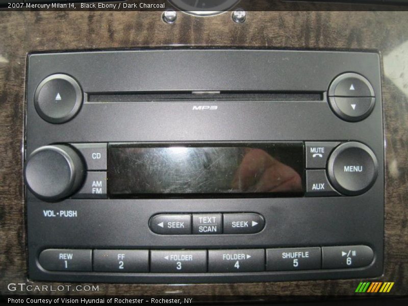 Black Ebony / Dark Charcoal 2007 Mercury Milan I4