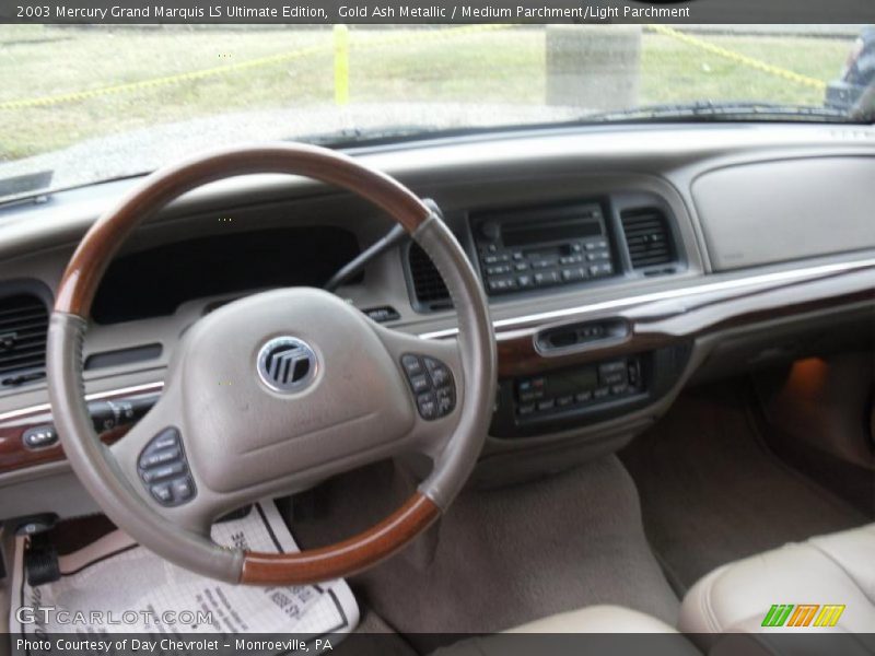 Gold Ash Metallic / Medium Parchment/Light Parchment 2003 Mercury Grand Marquis LS Ultimate Edition