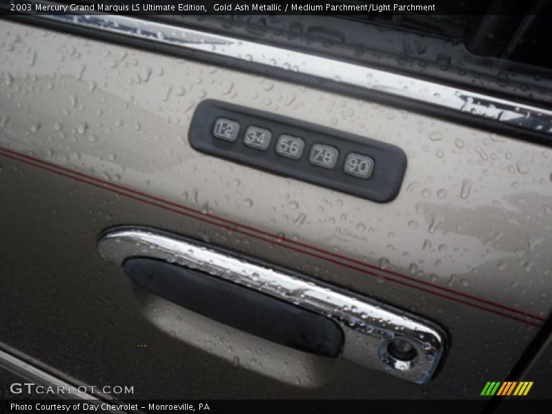 Gold Ash Metallic / Medium Parchment/Light Parchment 2003 Mercury Grand Marquis LS Ultimate Edition