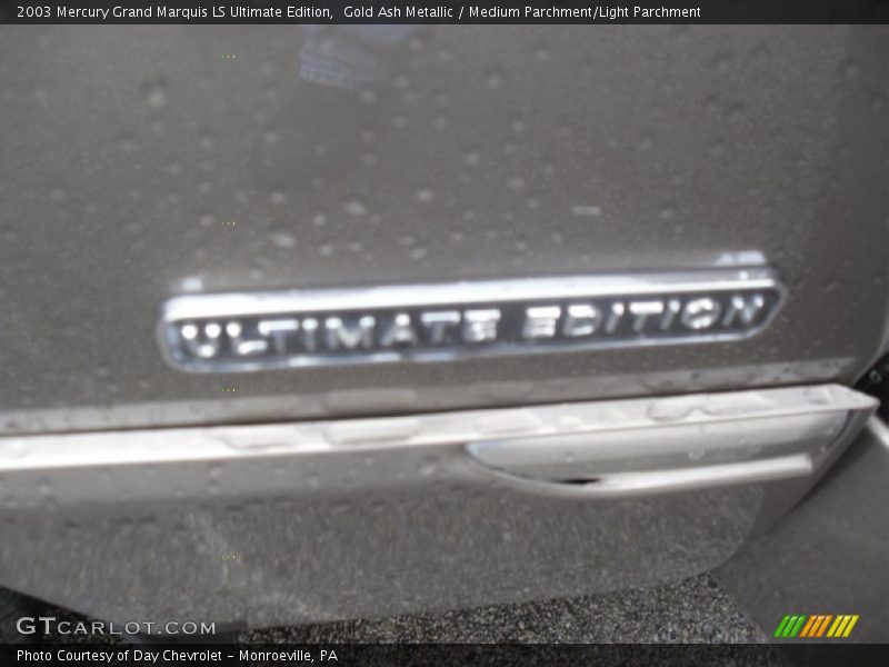 Gold Ash Metallic / Medium Parchment/Light Parchment 2003 Mercury Grand Marquis LS Ultimate Edition