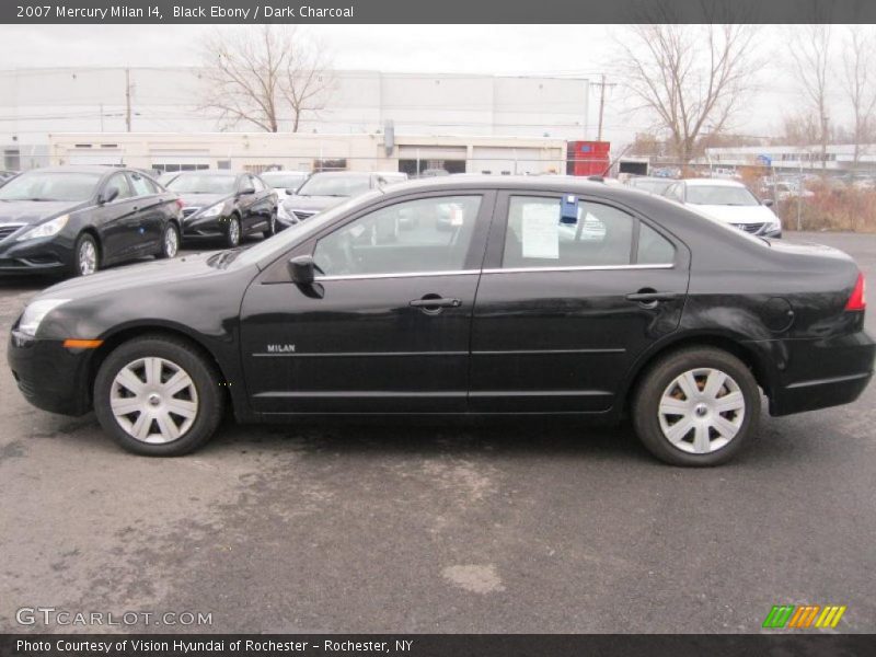 Black Ebony / Dark Charcoal 2007 Mercury Milan I4