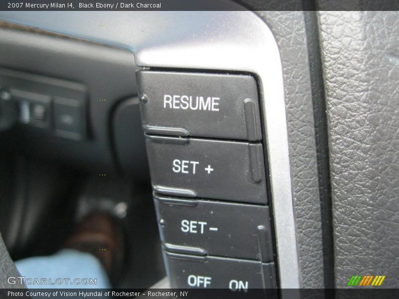 Black Ebony / Dark Charcoal 2007 Mercury Milan I4