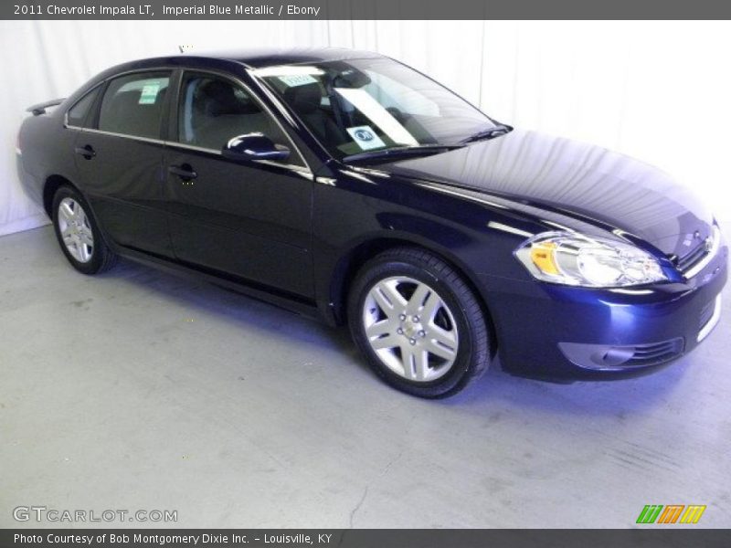 Imperial Blue Metallic / Ebony 2011 Chevrolet Impala LT