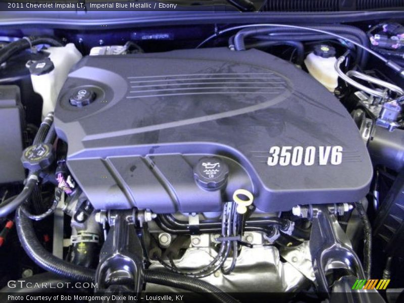 Imperial Blue Metallic / Ebony 2011 Chevrolet Impala LT