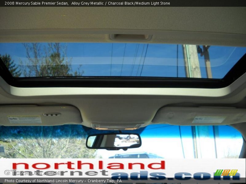 Alloy Grey Metallic / Charcoal Black/Medium Light Stone 2008 Mercury Sable Premier Sedan