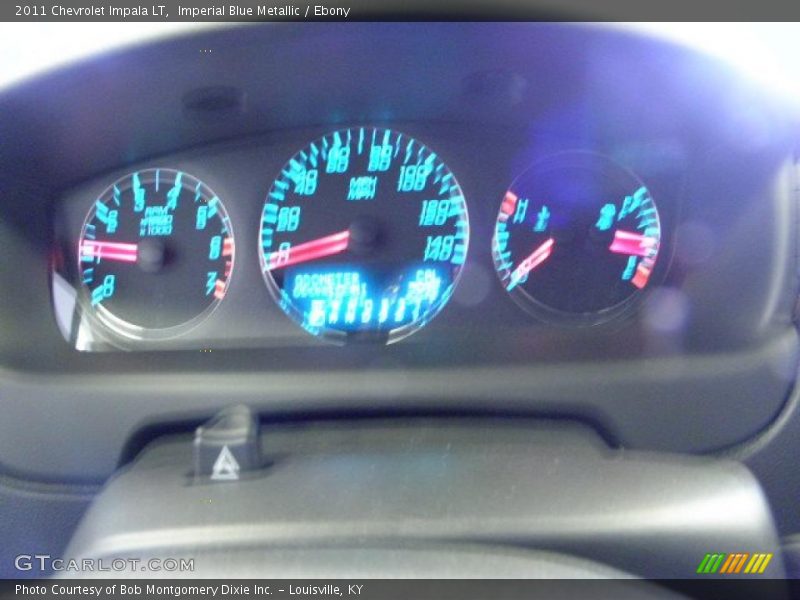 Imperial Blue Metallic / Ebony 2011 Chevrolet Impala LT