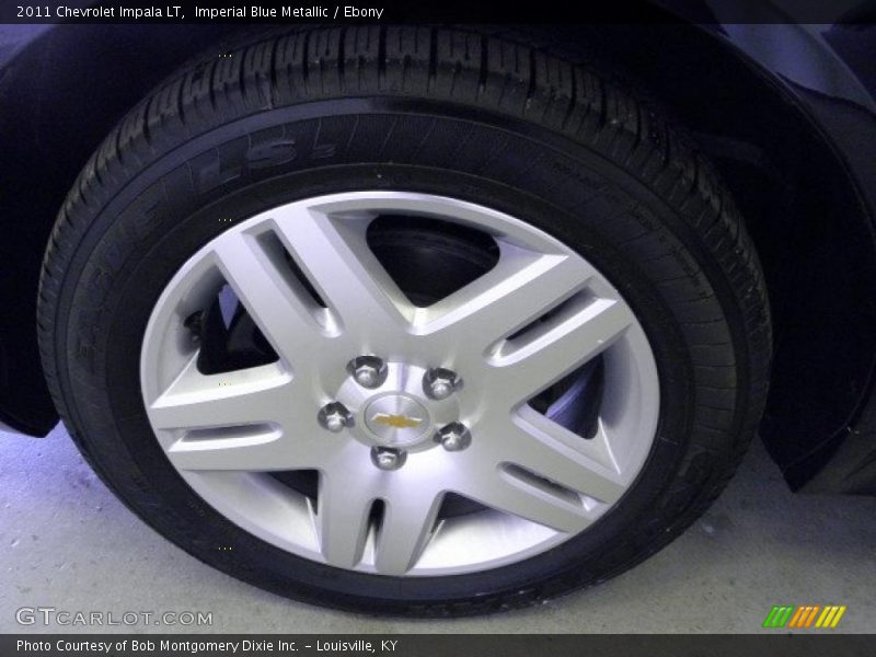 Imperial Blue Metallic / Ebony 2011 Chevrolet Impala LT