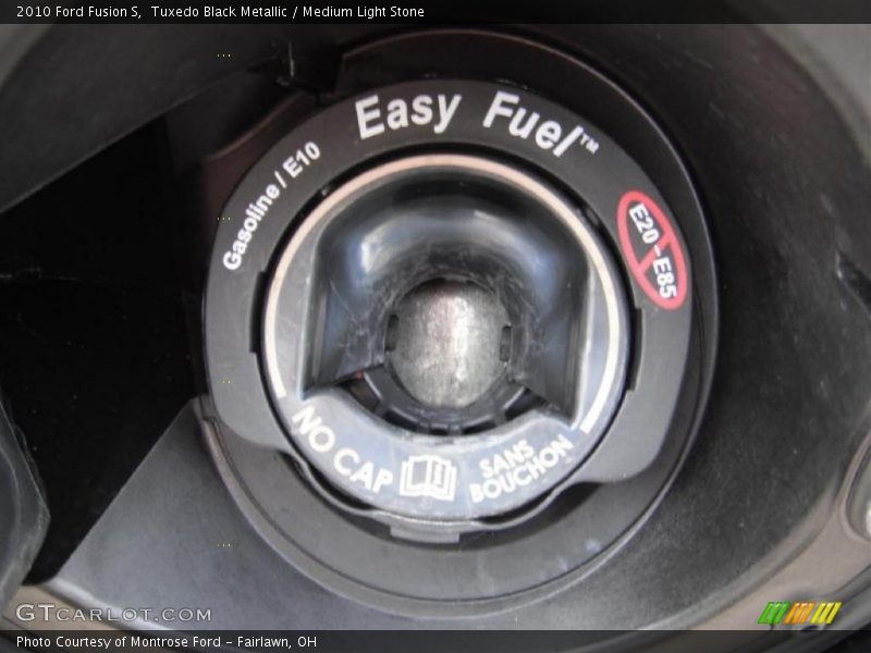 Tuxedo Black Metallic / Medium Light Stone 2010 Ford Fusion S