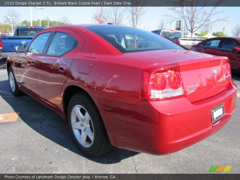 Brilliant Black Crystal Pearl / Dark Slate Gray 2010 Dodge Charger 3.5L