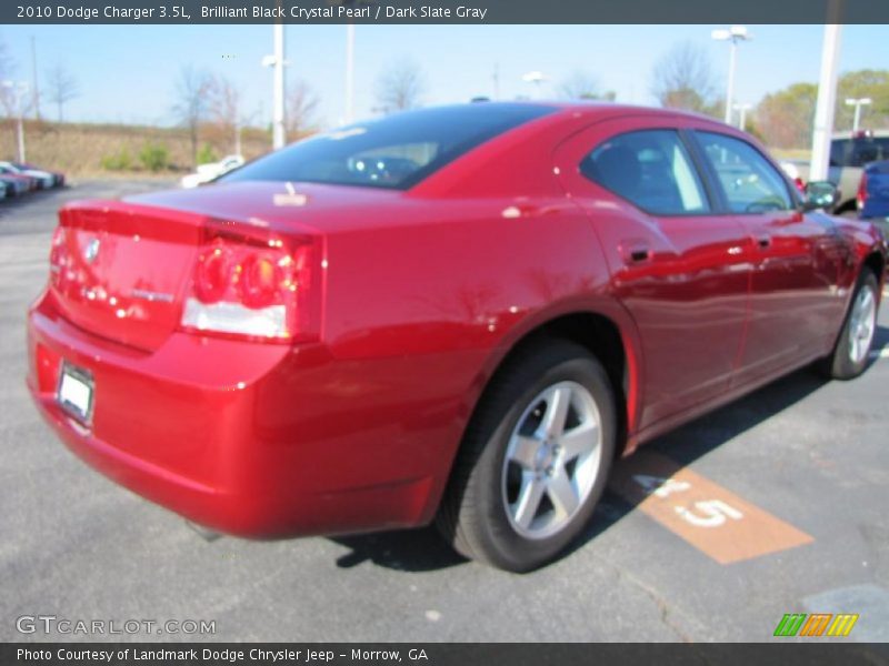 Brilliant Black Crystal Pearl / Dark Slate Gray 2010 Dodge Charger 3.5L