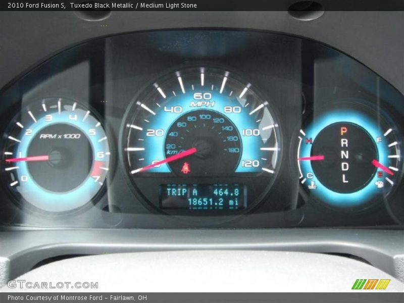  2010 Fusion S S Gauges