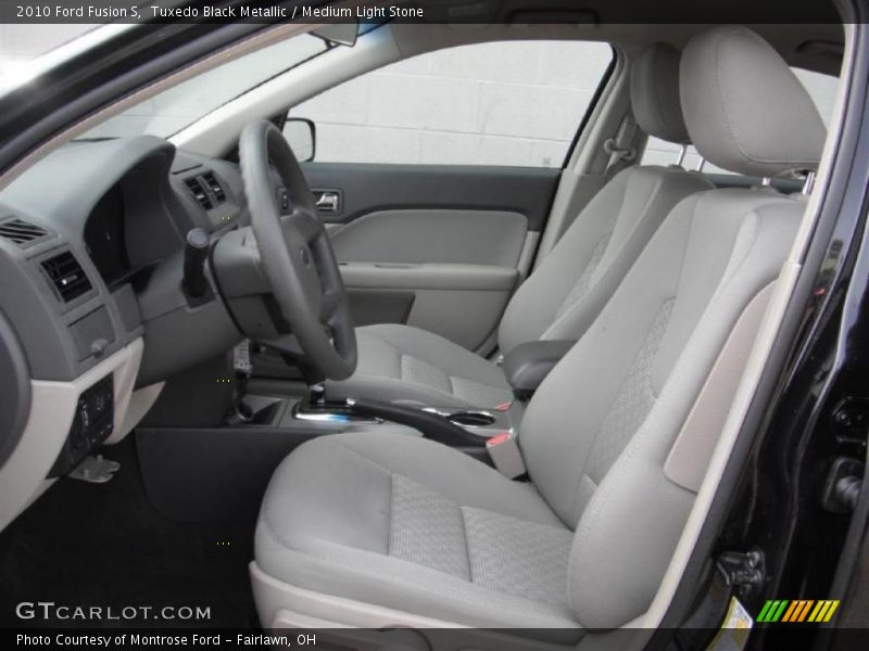  2010 Fusion S Medium Light Stone Interior