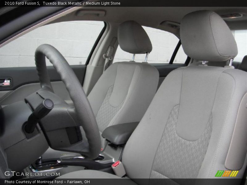 Tuxedo Black Metallic / Medium Light Stone 2010 Ford Fusion S
