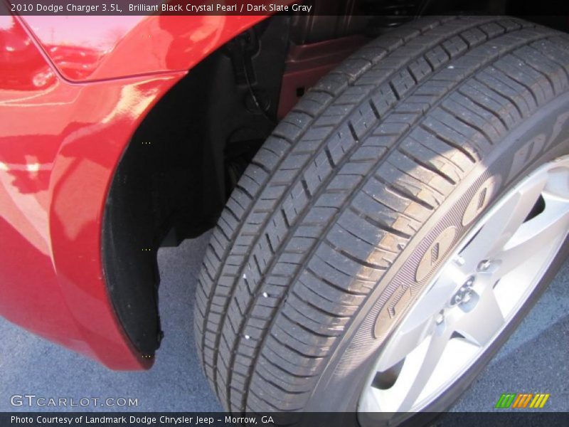Brilliant Black Crystal Pearl / Dark Slate Gray 2010 Dodge Charger 3.5L