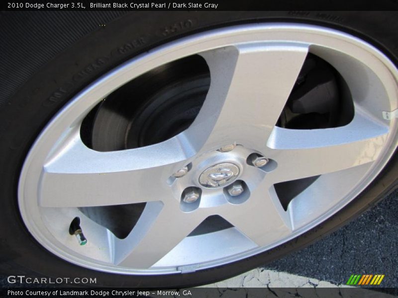Brilliant Black Crystal Pearl / Dark Slate Gray 2010 Dodge Charger 3.5L