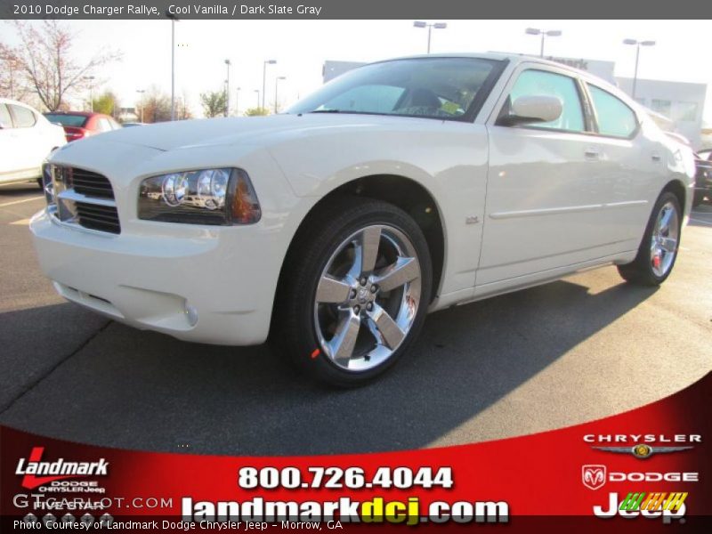 Cool Vanilla / Dark Slate Gray 2010 Dodge Charger Rallye