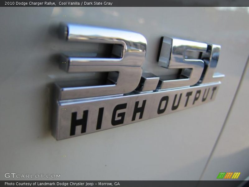 Cool Vanilla / Dark Slate Gray 2010 Dodge Charger Rallye