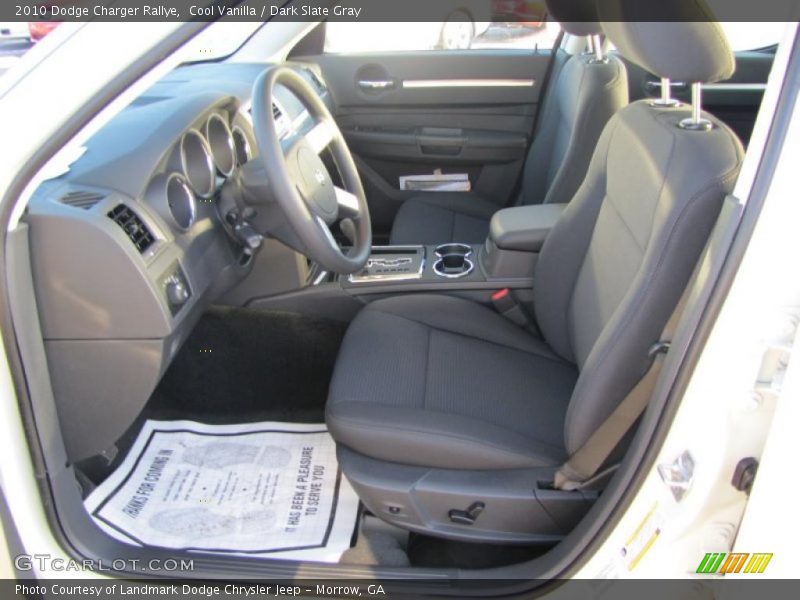 Cool Vanilla / Dark Slate Gray 2010 Dodge Charger Rallye