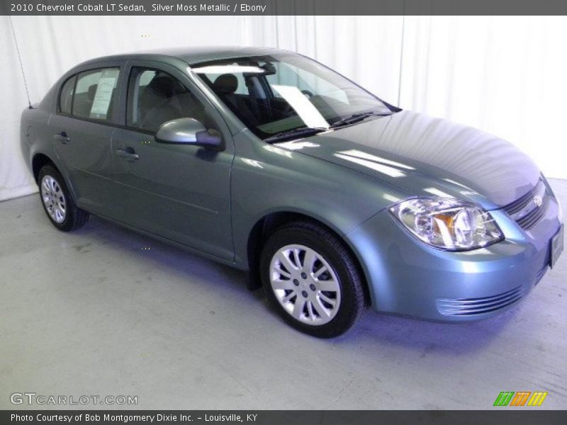 Silver Moss Metallic / Ebony 2010 Chevrolet Cobalt LT Sedan