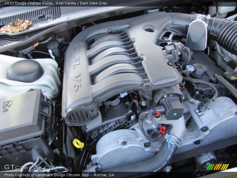 Cool Vanilla / Dark Slate Gray 2010 Dodge Charger Rallye