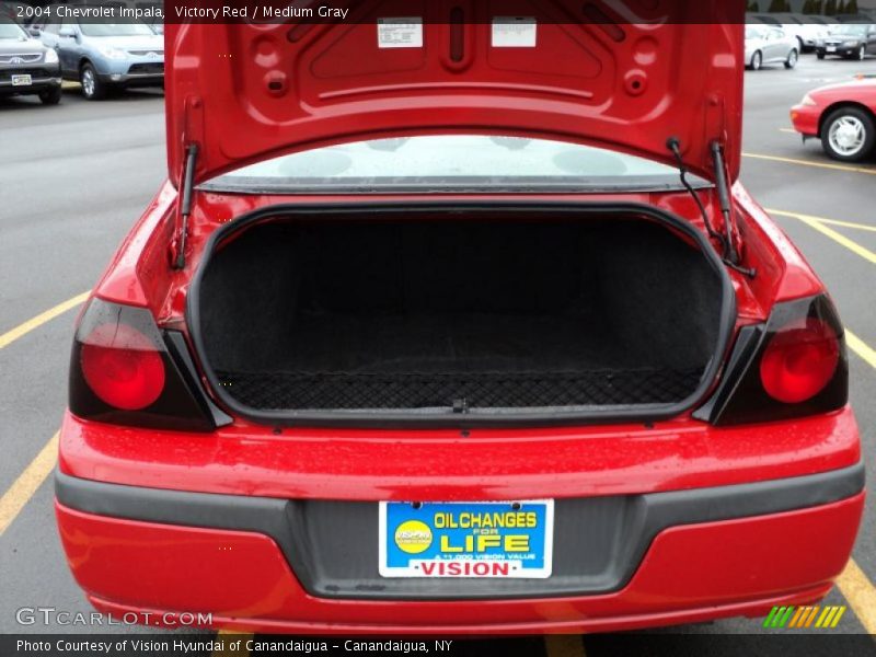 Victory Red / Medium Gray 2004 Chevrolet Impala