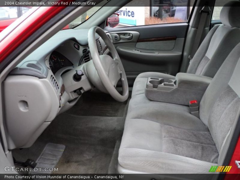 Victory Red / Medium Gray 2004 Chevrolet Impala