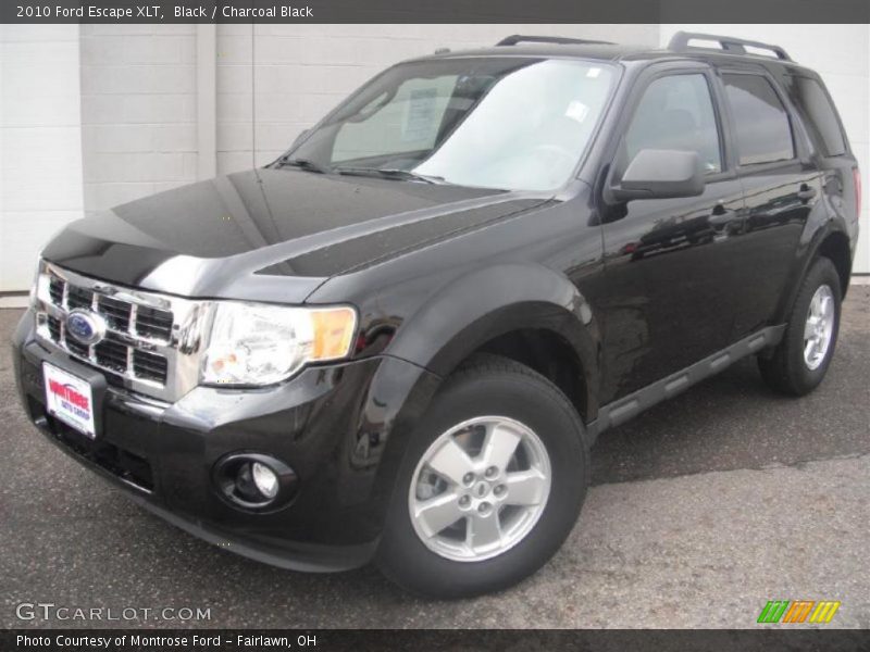 Black / Charcoal Black 2010 Ford Escape XLT