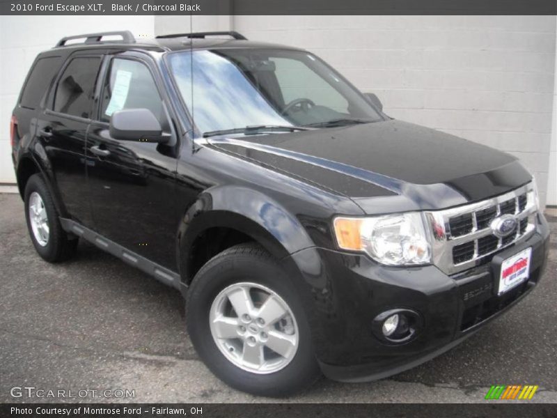 Black / Charcoal Black 2010 Ford Escape XLT