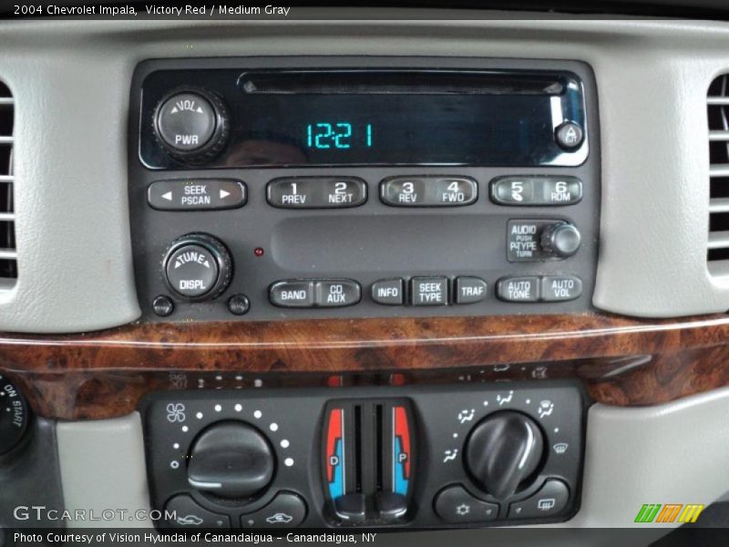 Victory Red / Medium Gray 2004 Chevrolet Impala