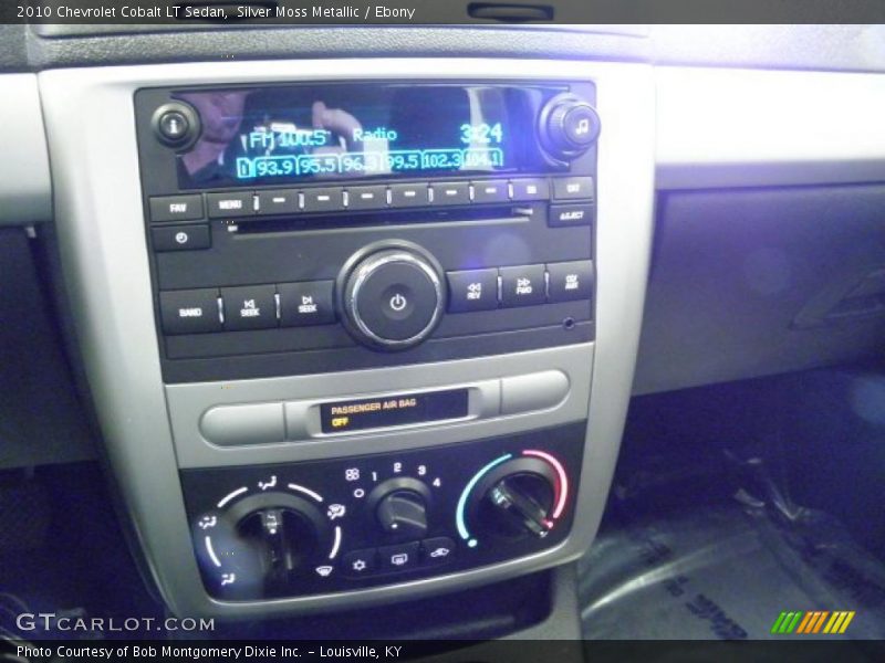 Silver Moss Metallic / Ebony 2010 Chevrolet Cobalt LT Sedan