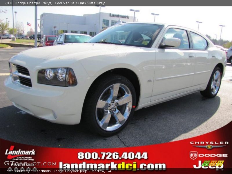 Cool Vanilla / Dark Slate Gray 2010 Dodge Charger Rallye