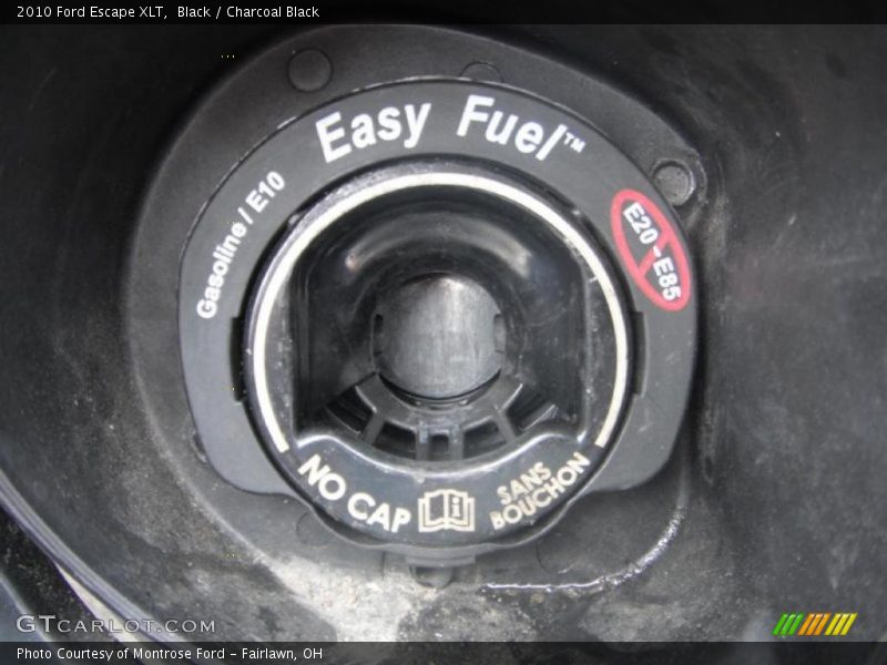 Black / Charcoal Black 2010 Ford Escape XLT
