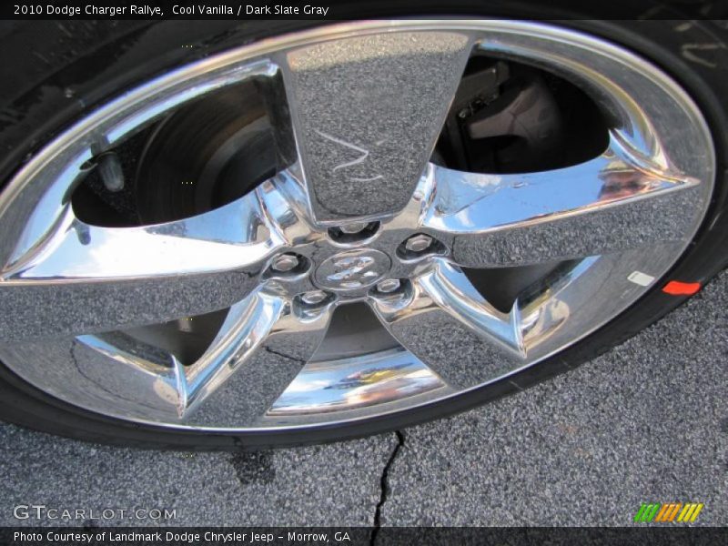 Cool Vanilla / Dark Slate Gray 2010 Dodge Charger Rallye
