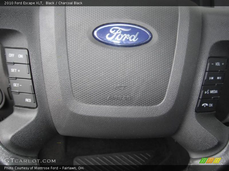 Black / Charcoal Black 2010 Ford Escape XLT