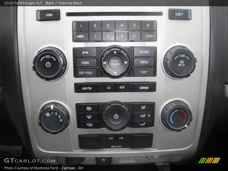 Black / Charcoal Black 2010 Ford Escape XLT